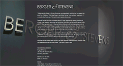 Desktop Screenshot of bergerandstevens.com